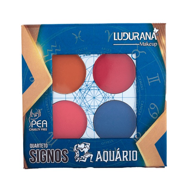 Paleta Quarteto de Sombras Signos - Ludurana