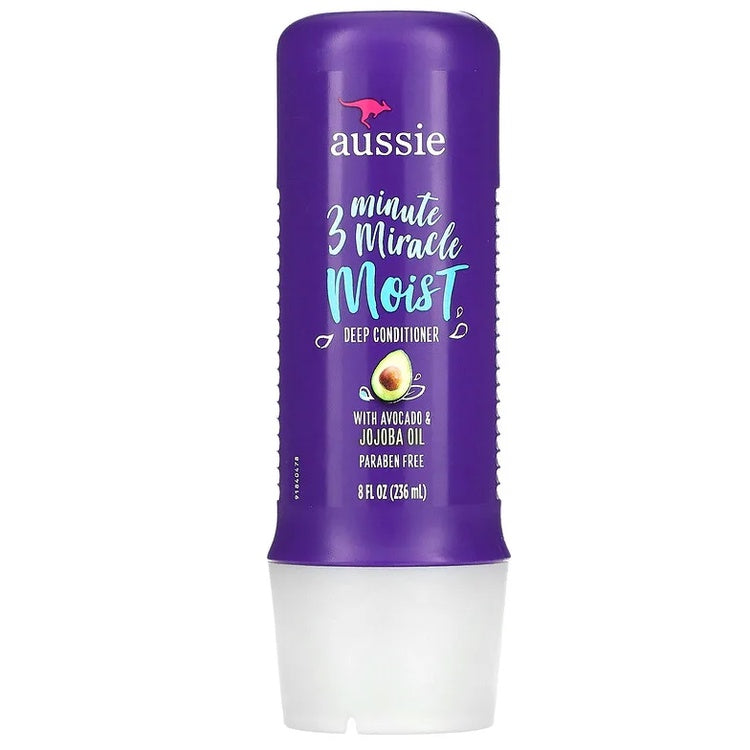 Mascara Aussie 3 Minute Miracle Moist Com Abacate 236ml - Máscara Capilar