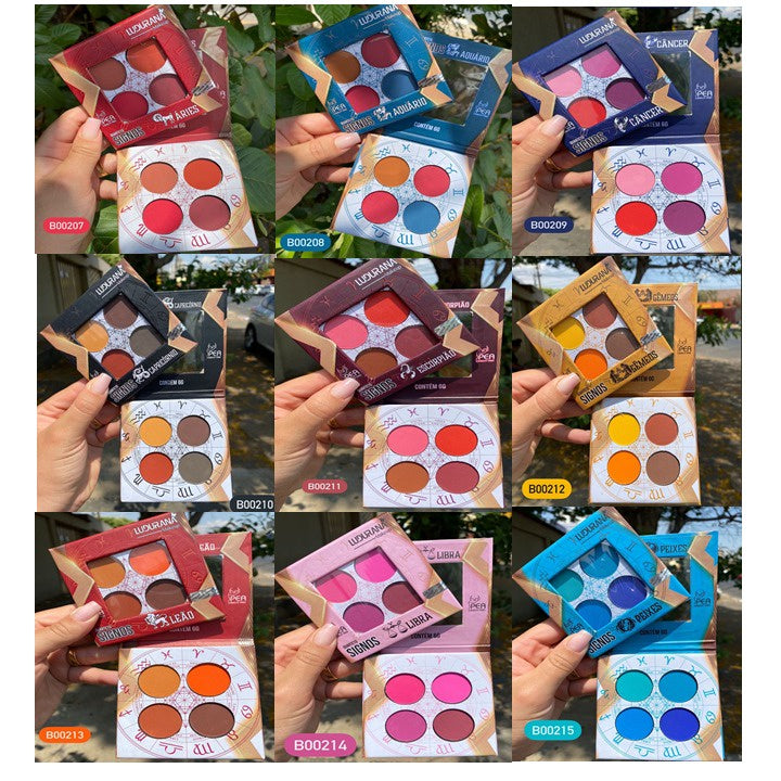 Paleta Quarteto de Sombras Signos - Ludurana