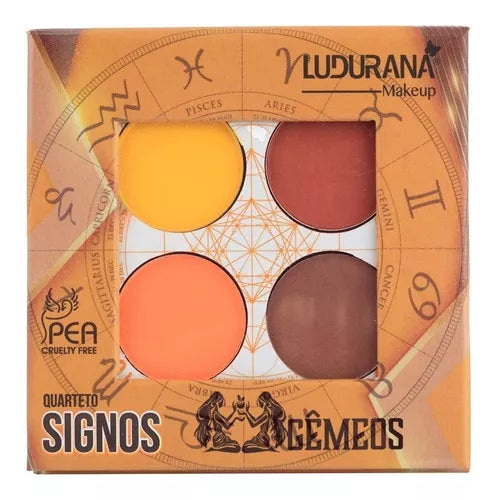Paleta Quarteto de Sombras Signos - Ludurana
