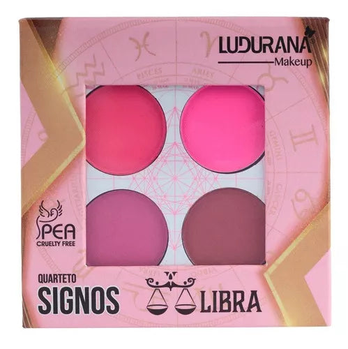 Paleta Quarteto de Sombras Signos - Ludurana