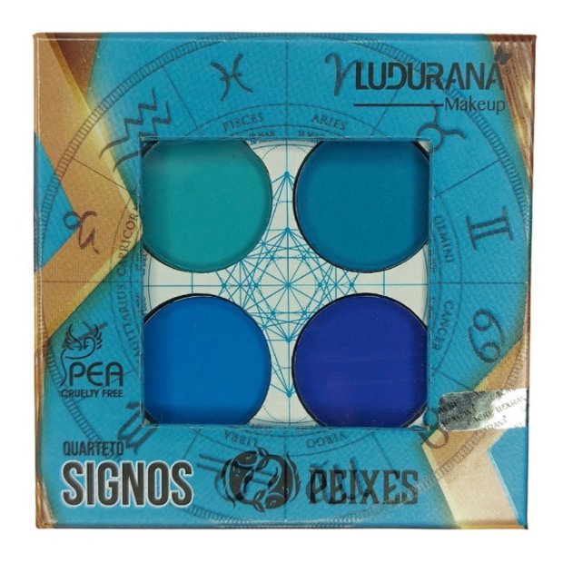 Paleta Quarteto de Sombras Signos - Ludurana