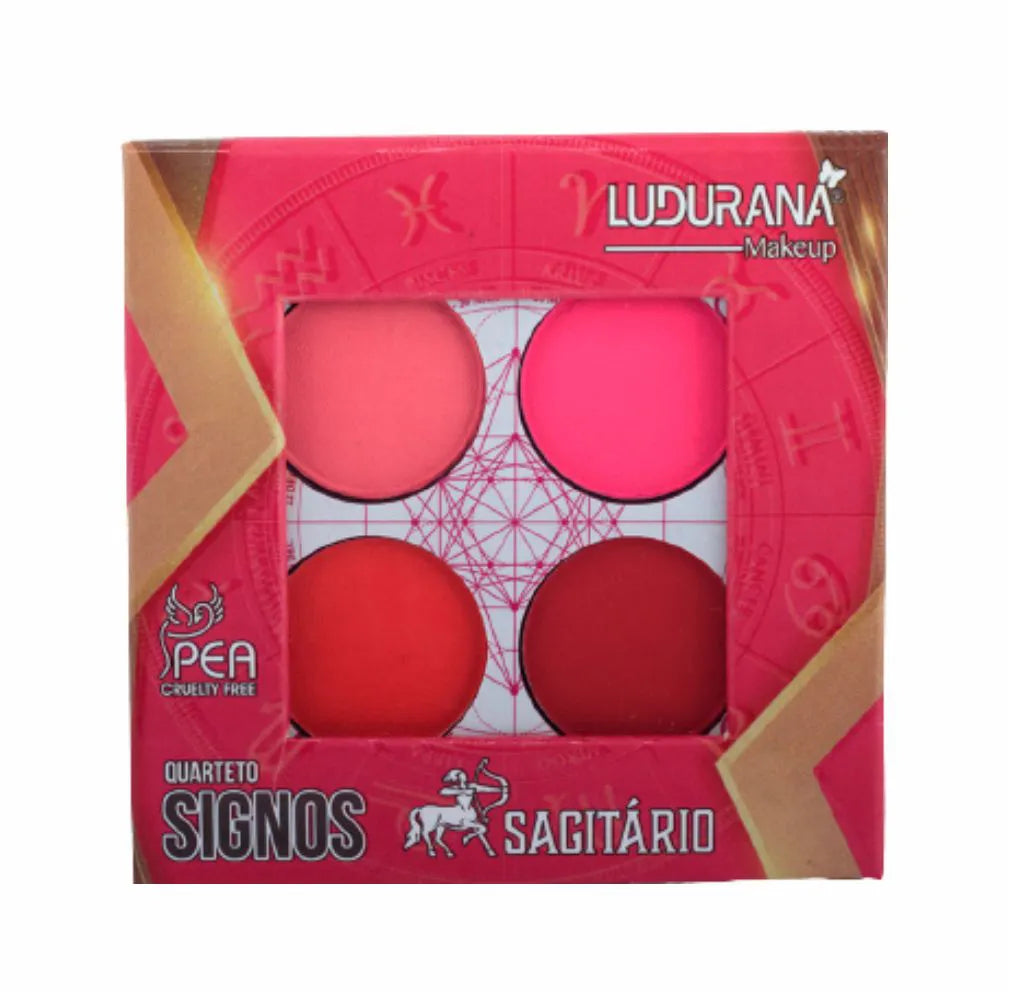Paleta Quarteto de Sombras Signos - Ludurana
