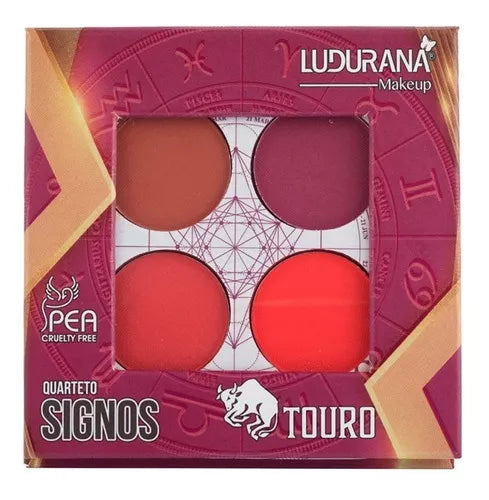 Paleta Quarteto de Sombras Signos - Ludurana