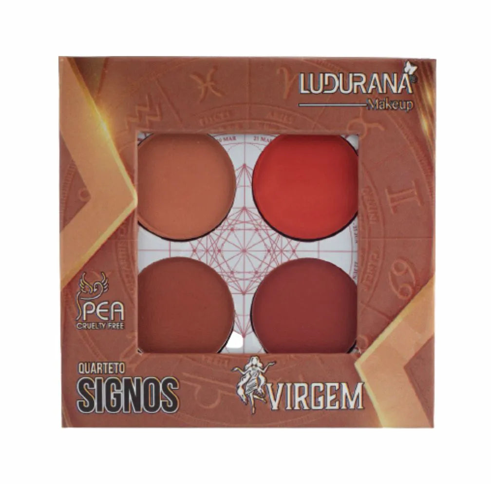 Paleta Quarteto de Sombras Signos - Ludurana
