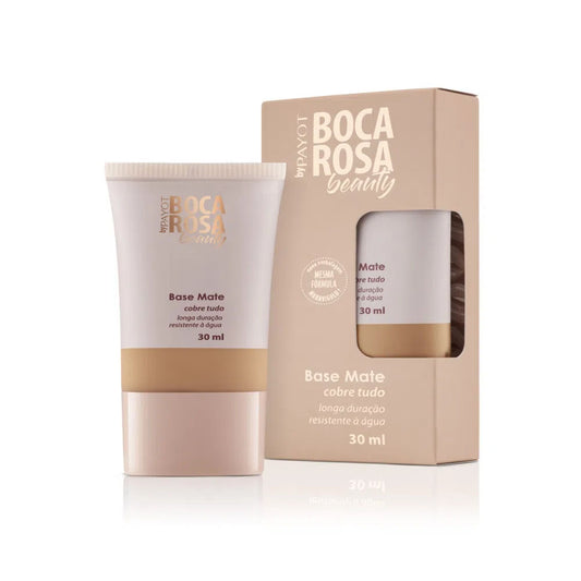 Base Mate Boca Rosa Beauty alta cobertura e longa duração 30ml