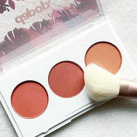 Trio Pele Perfeita Coleção Raizes - Contorno Iluminador Blush- Dapop 12gr